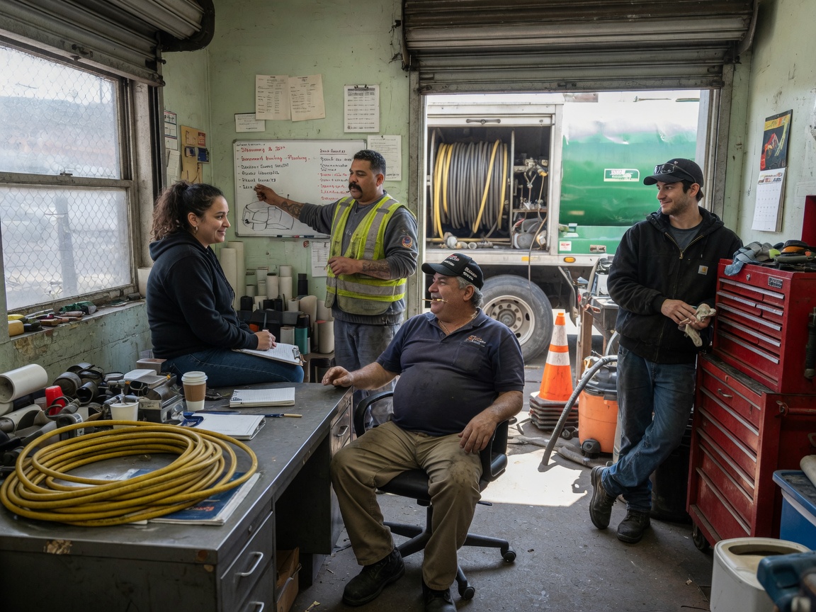 The NY Hydro Jet Pros team at work in New York City