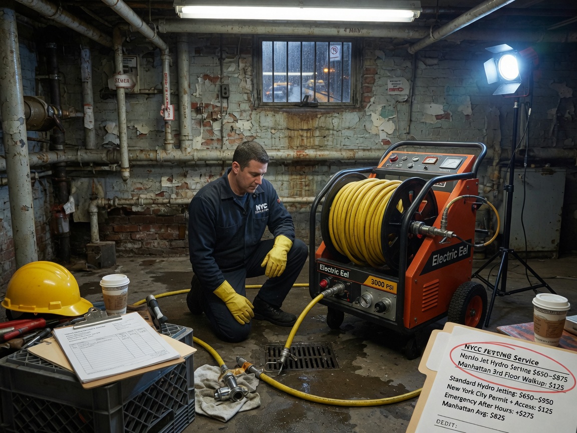 How Much Does Hydro Jetting Cost in New York?