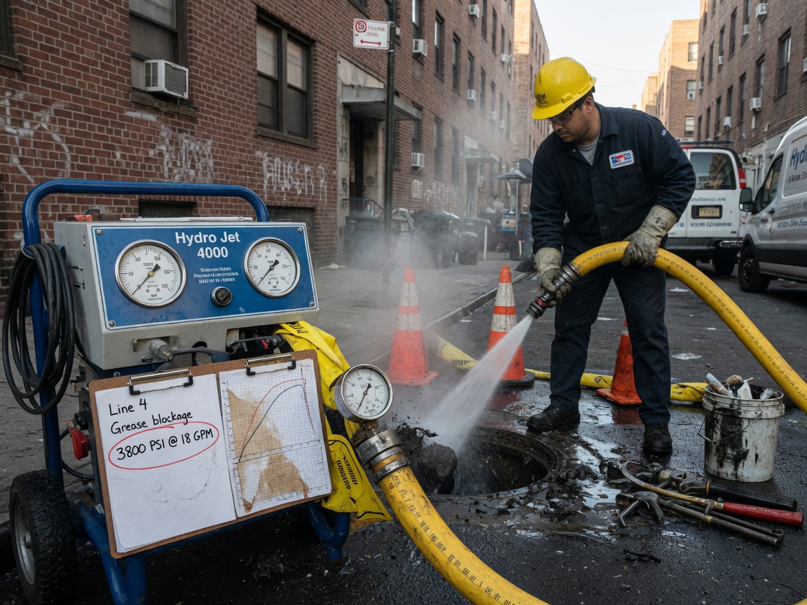 How Much Pressure Does Hydro Jetting Use?