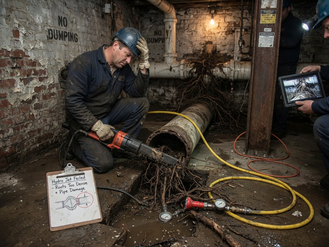 When Hydro Jetting Is Not the Right Solution