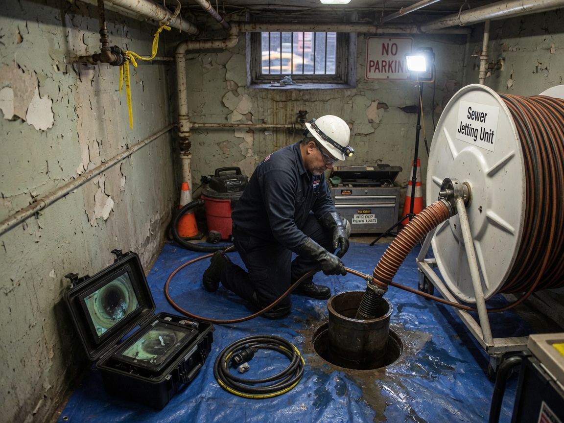 Main Sewer Line Cleaning Near Me in New York